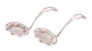 A pair of mid 19th century Dutch silver