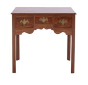 A mahogany 'low boy' side table in Georg