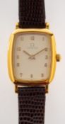 Omega De Ville a lady's gold-plated quar