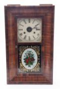 An American mid-19th century wall clock
