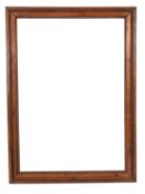 A stained pine moulding frame, 20th cent