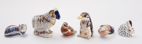 A Royal Crown Derby paperweight in the f