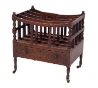 A Regency rosewood Canterbury,