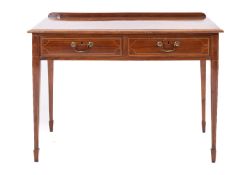 A Victorian mahogany side table,