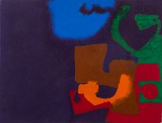 *Patrick Heron (British, 1920-1999) - Mini January IX : 1974 - Gouache