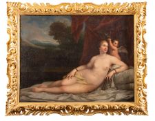 Follower of Titian (Italian, 1490-1576) - Venus and Cupid