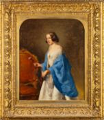 William Duffield (British, 1816-1863) - Portrait of Elizabeth Rozenburg of Bath,