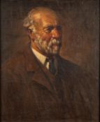 John Littlejohns (British, 1875-1955) - Self-portrait, half length - Oil on canvas - 57 x 47.