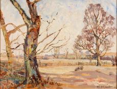 Edith E Foster (British, 1879-1973) - Rural scenes in Northamptonshire