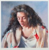 *Robert O. Lenkiewicz (British, 1941-2002) - Study of Anna - Offset lithograph - 36.