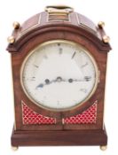 Ralph Banks, Plymouth Dock, a mahogany Regency triple pad-top bracket clock