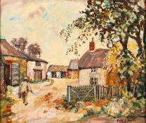Edith E. Foster (British, 1879-1973) - Rural scenes in Northamptonshire,