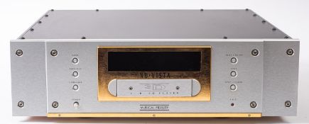 CD Player: Musical Fidelity Nu Vista 3D CD Player No. 3D 00079 and remote control. Boxed.