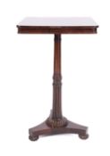 A regency rosewood occasional table,
