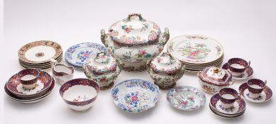 A mixed lot of Spode and Copeland ceramics,