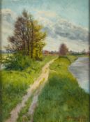 Walter Savage Cooper (1861-1943) - Oil on board - 29 x 21cm - 37 x 29.