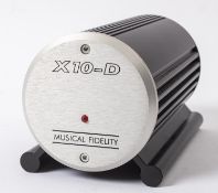 Musical Fidelity Model X10-D (Class A CD player accessory/upgrade) with power supply, and box.