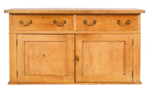 A pine kitchen dresser,