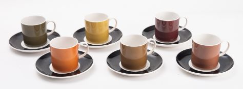A Mid Century Susie Cooper 'Harlequin' p