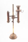An early 19th century brass adjustable '