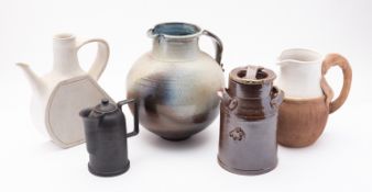 A 20th Century white glazed studio potte