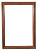 A stained pine moulding frame, 20th cent