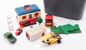 A collection of loose lego bricks. Inclu