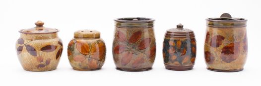 A pair of Royal Doulton natural foliage