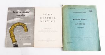 METEOROLOGICAL OFFICE. Cloud Atlas for Aviators, third edition, London: HMSO 1952, orig.
