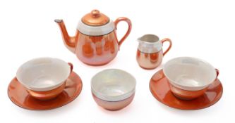 Three 20th Century Coffee sets, comprising a set of six Imari style coffee cups,