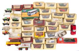 A mixed collection of diecast vehicles.