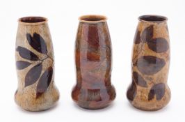 Three similar Royal Doulton natural foli