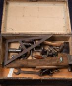A collection of various woodworking tool