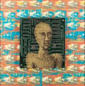James Quinn (British, b. 1963) - Icon XI - Mixed media with an interface circuit board - 38.5 x 38.