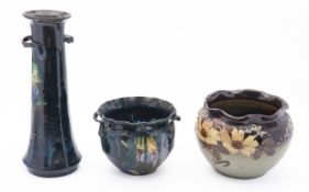 Four Devon pottery planters. Including T