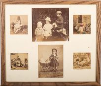 SIMPSON, Joseph (late 19th century) and others Children at play six albumen prints,