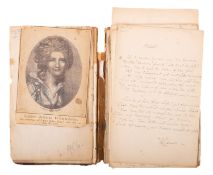 EBSWORTH, Joseph Woodfall (1824-1908), and others. A small commonplace book belonging to Lucy M.