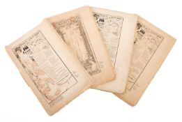 THE QUARTIER LATIN. Four issues, July, Sept, Nov, Dec 1896, London: Iliffe & Son, orig.