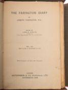 HUTCHINSON & CO. (pub.). PROOFS. The Farington Diary by Joseph Farington, typed proofs for vol.
