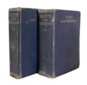 POLAR. SCOTT, Captain R. F. Scott's Last Expedition, 2 vols., (vol. I 2nd edition, vol.