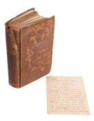 FORMAN, Harry Buxton. Autograph letter on paper, addressed to Mr [Frederick C.