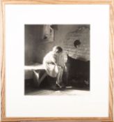 LANGE, Dorothea (1895-1965) - Resettled farm child Taos Junction to Bosque New Mexico