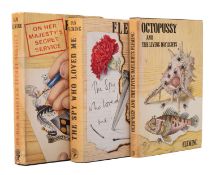 FLEMING, Ian. Octopussy and the Living Daylights, 1st edition, London: Jonathan Cape 1966, orig.