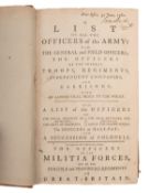 ARMY LIST. A List of all the Officers of the Army..., War-Office, 30 June, 1780, occasional contemp.