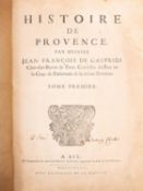 GAUFRIDI, Jean François de. Histoire de Provence, two vols.