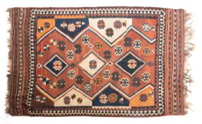 A Kelim flatweave carpet, possibly Ruman
