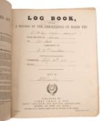 A late 19th century ship's log for the SS 'William Cory' for the passage to British India and