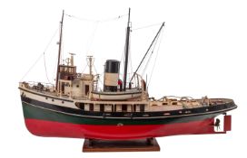 A scratch built scale model of the 'St. Mawes' of Falmouth.
