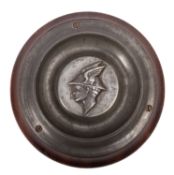 A steel Tompion from HMS 'Hermes'.