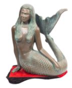 A composition figure of a mermaid.